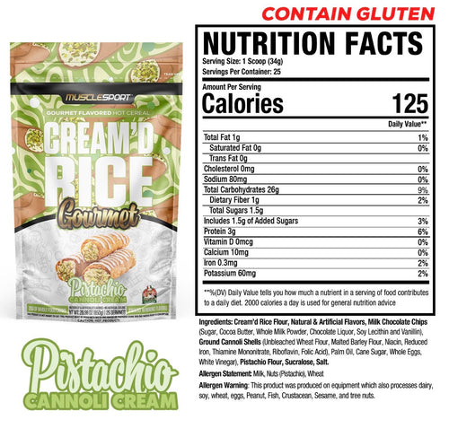 Cream'd Rice Gourmet  Hot Cereal  25 Servings (All Flavors)