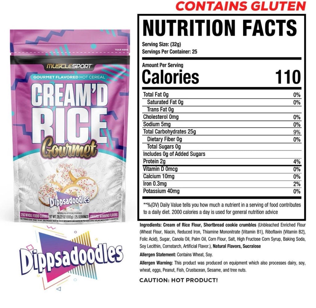 Cream'd Rice Gourmet  Hot Cereal  25 Servings (All Flavors)